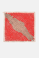 Fendi Desenli İpek Eşarp - 90x90